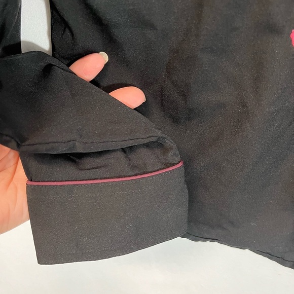 Panhandle Women's Western Button Down Shirt Black Retro Aztec Size Large - Picture 4 of 6